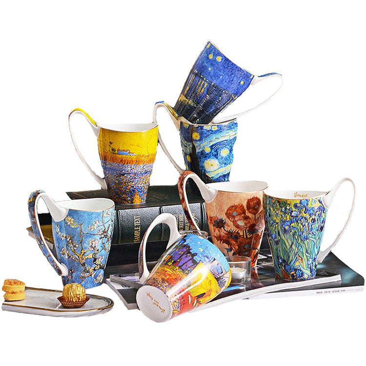 Van Gogh Bone China Cups