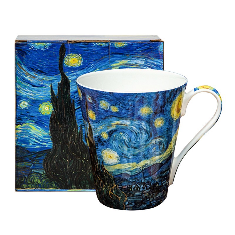 Van Gogh Bone China Cups