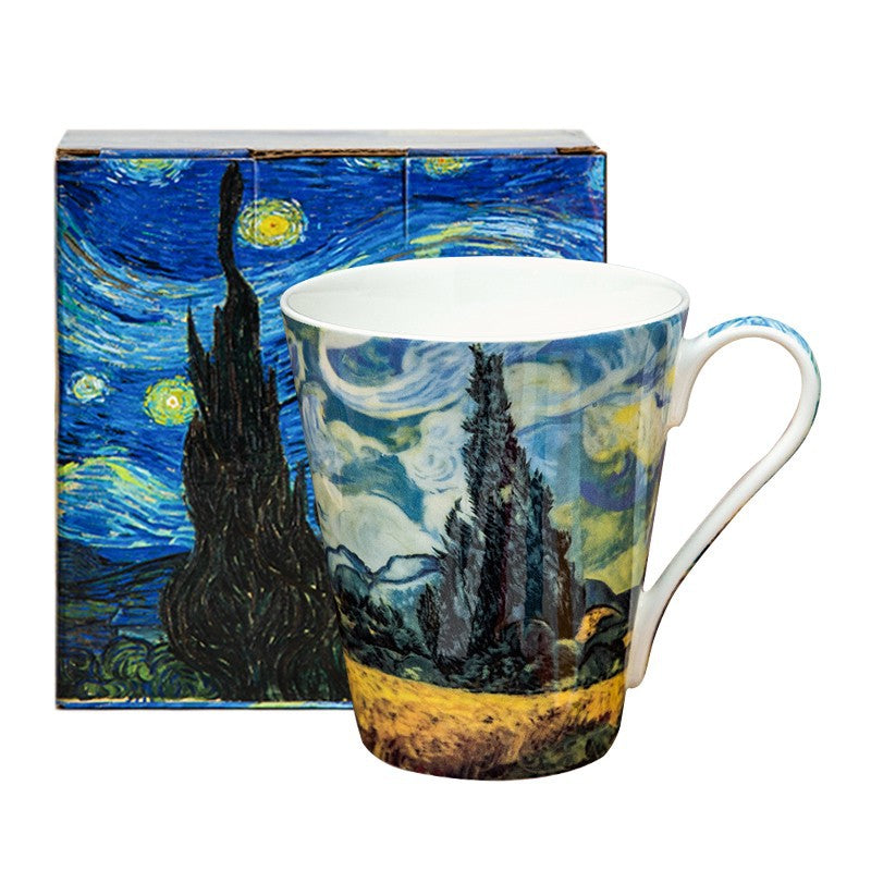 Van Gogh Bone China Cups