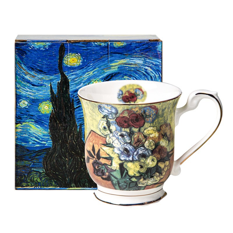 Van Gogh Bone China Cups