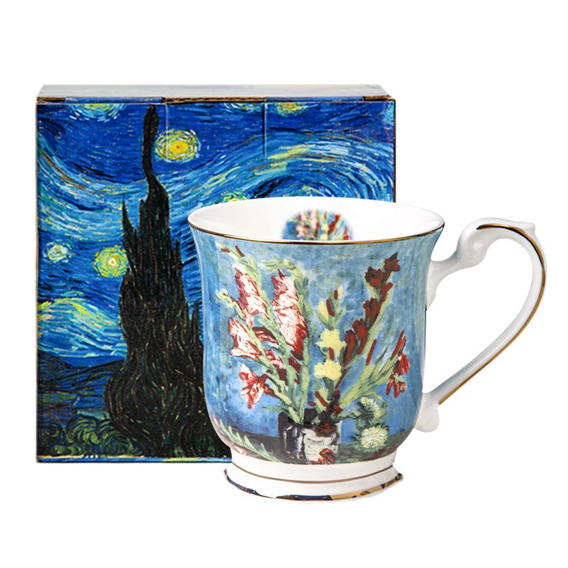 Van Gogh Bone China Cups