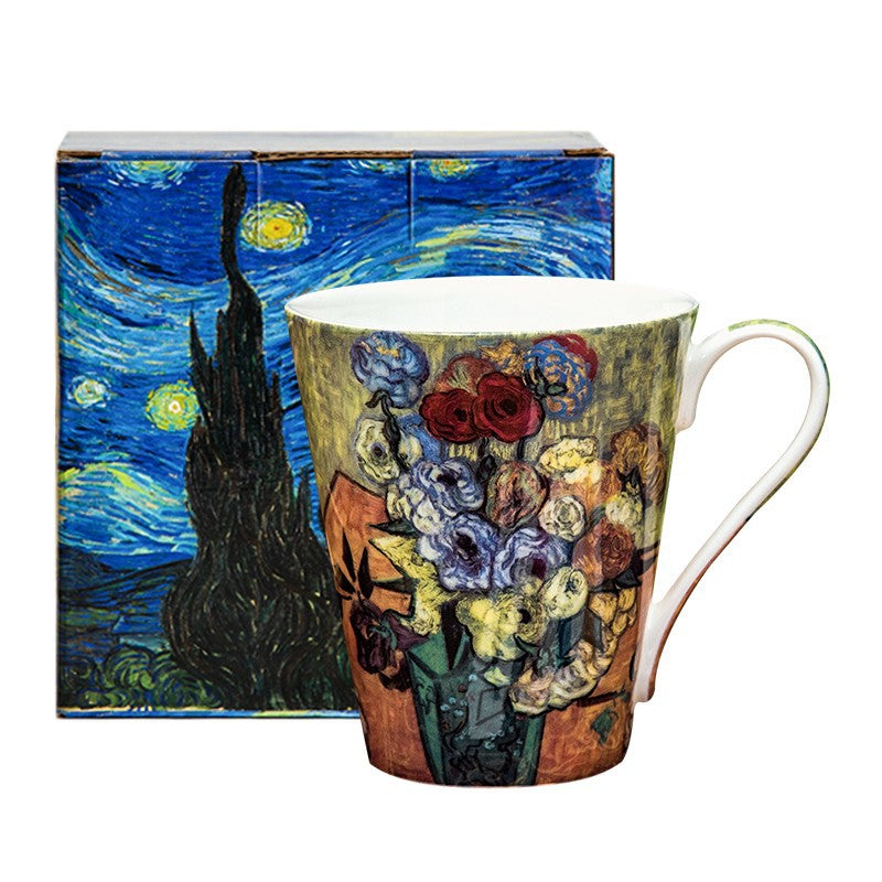 Van Gogh Bone China Cups