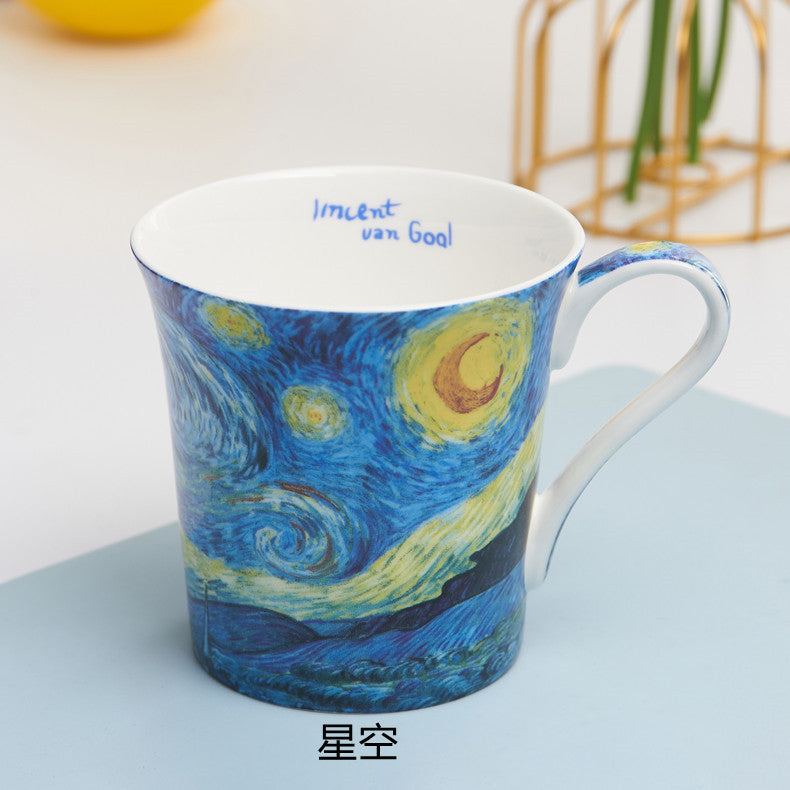 Van Gogh Bone China Cups