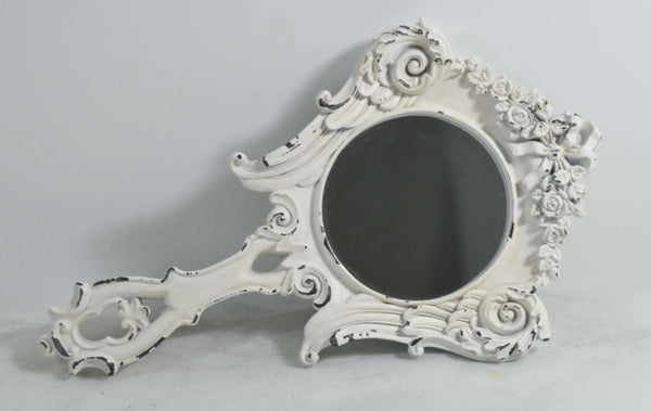 Vintage Distressed Victorian Handheld Mirror