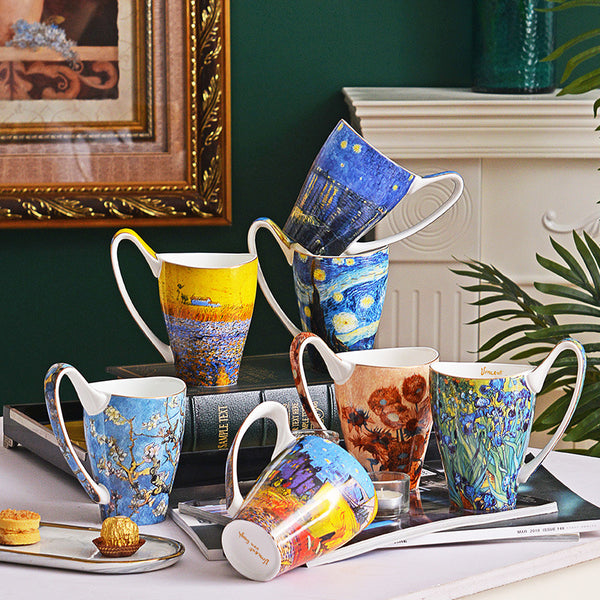 Van Gogh Bone China Cups